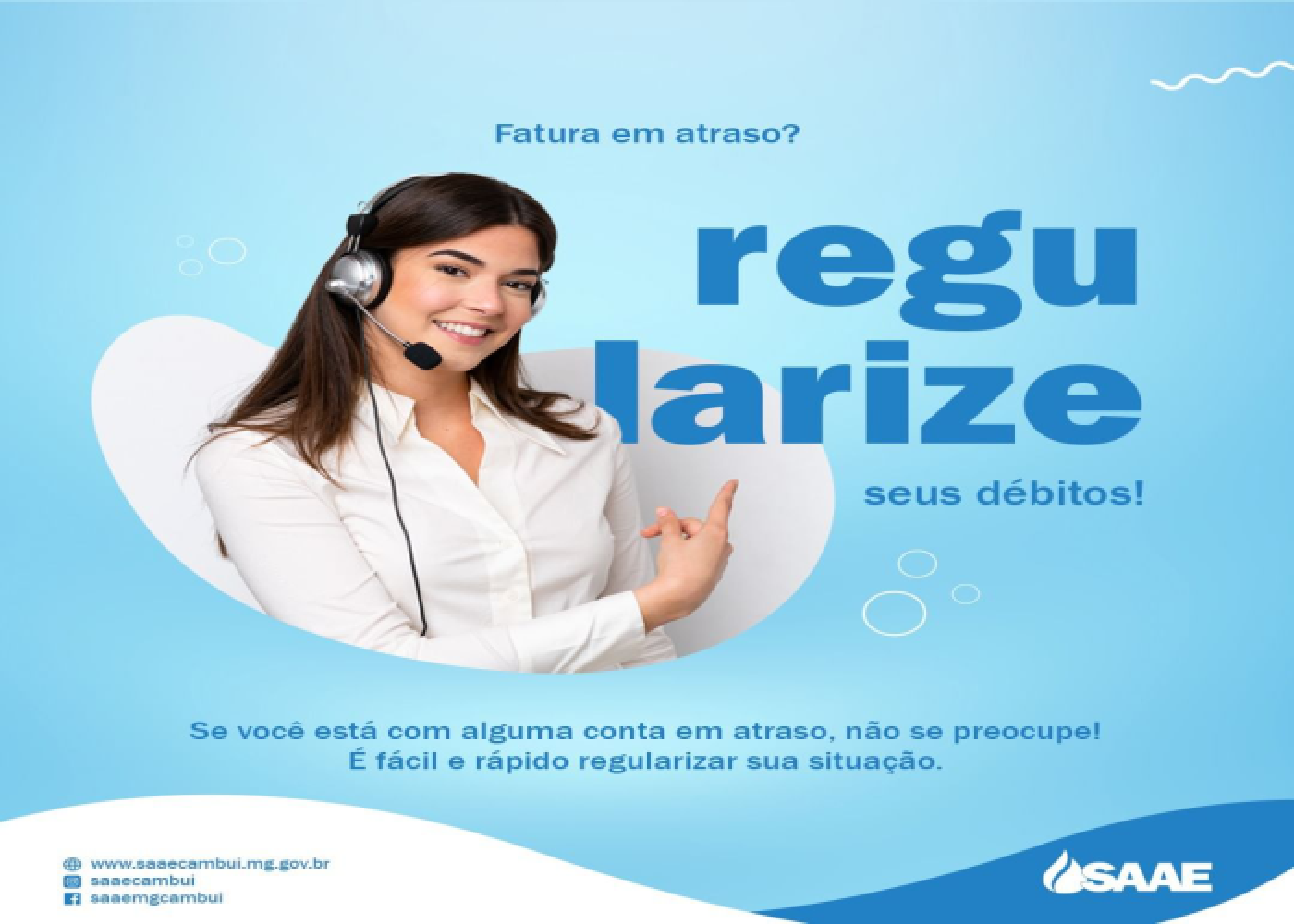 Fatura em atraso? regularize seus débitos!