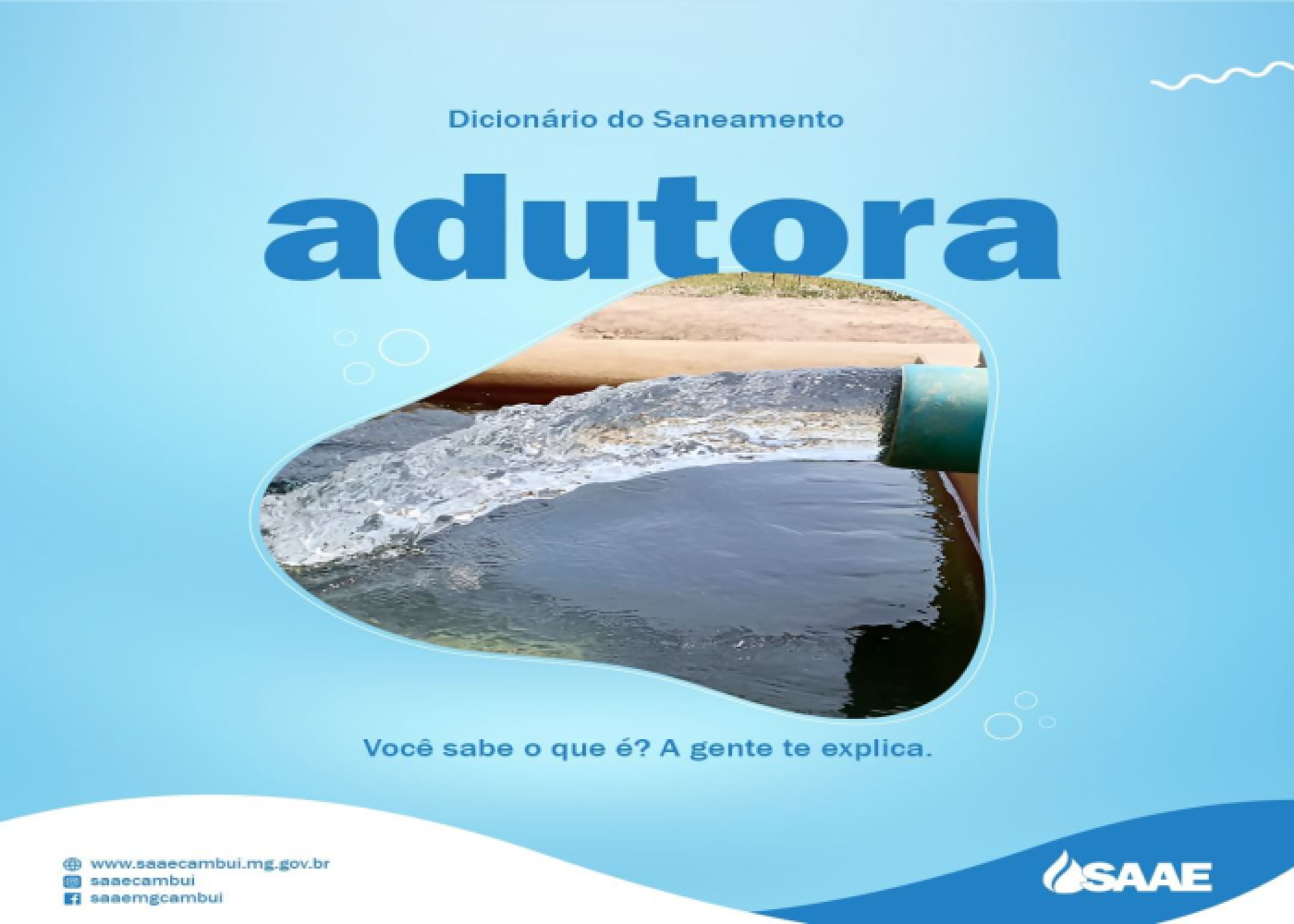 Dicionário do Saneamento - adutora